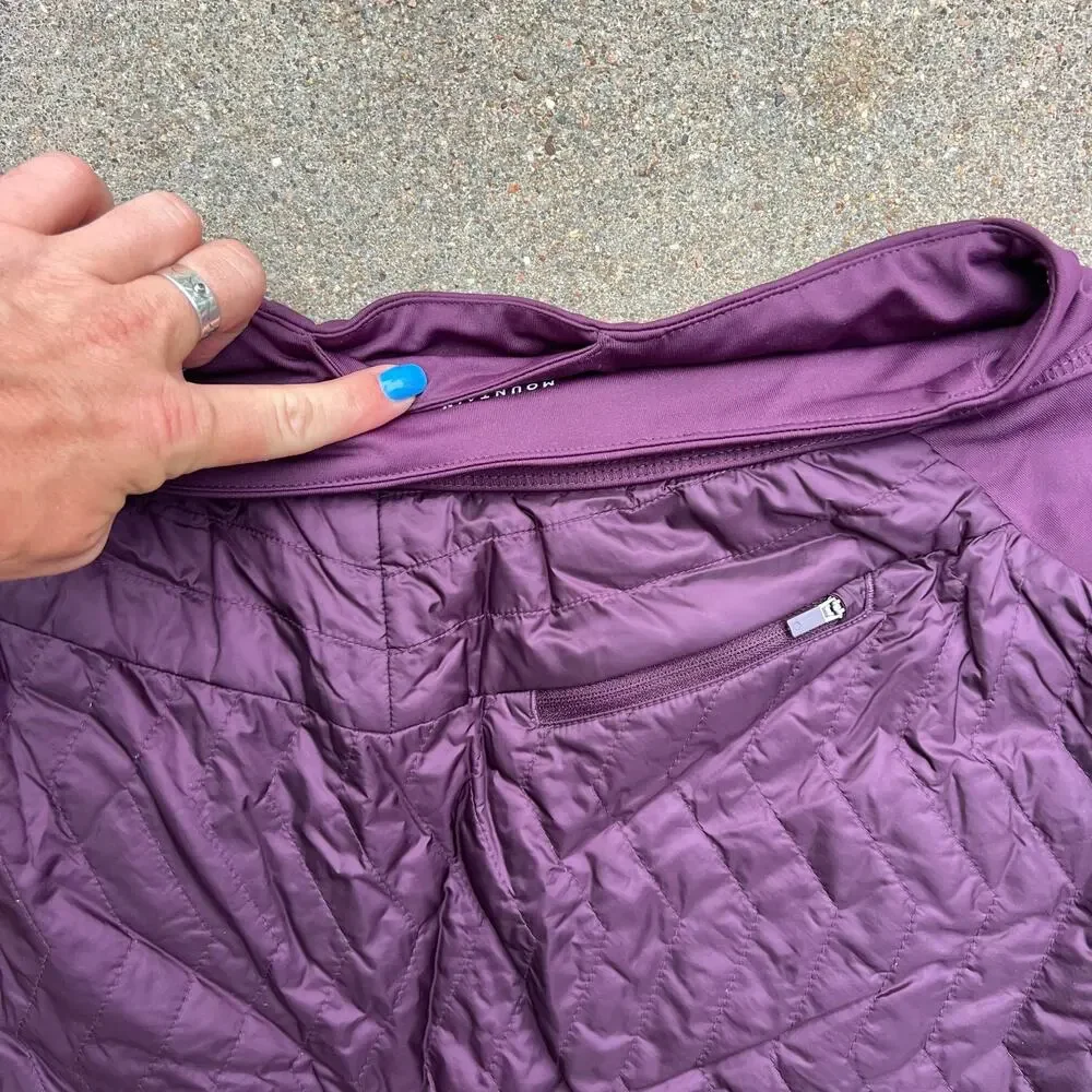 Mountain Hard Wear Purple Quilted Puffy Winter Over Skirt Gorpcore SMALL